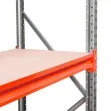 Rayonnage Picking 500 galvanisé et orange avec aggloméré Rayonnage Picking 500 galvanisé et orange avec aggloméré
